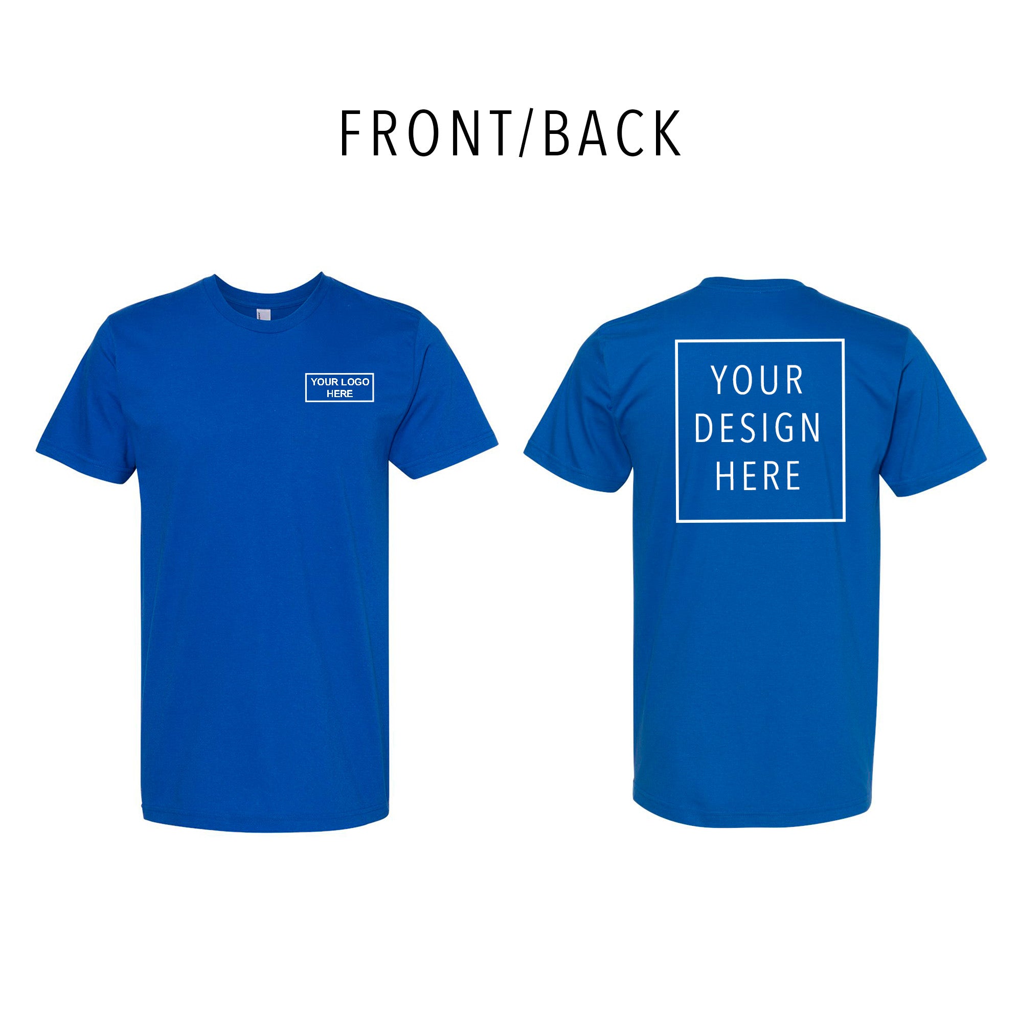 American Apparel - Fine Jersey Tee - Front/Back