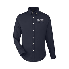 RUCO - Devon & Jones Men's CrownLux Performance® Spencer Poplin Dress Shirt - DG505