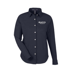 RUCO - Devon & Jones Women's CrownLux Performance® Spencer Poplin Dress Shirt - DG505W