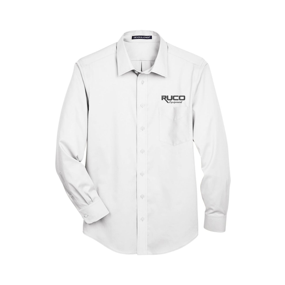 RUCO - Devon & Jones Men's Crown Collection® Solid Stretch Twill Woven Dress Shirt - DG530