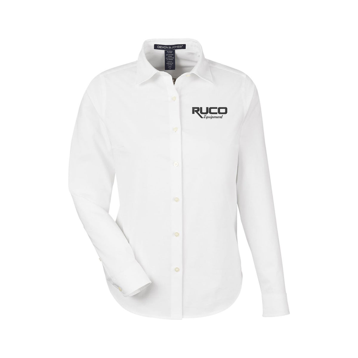 RUCO - Devon & Jones Women's CrownLux Performance® Spencer Poplin Dress Shirt - DG505W