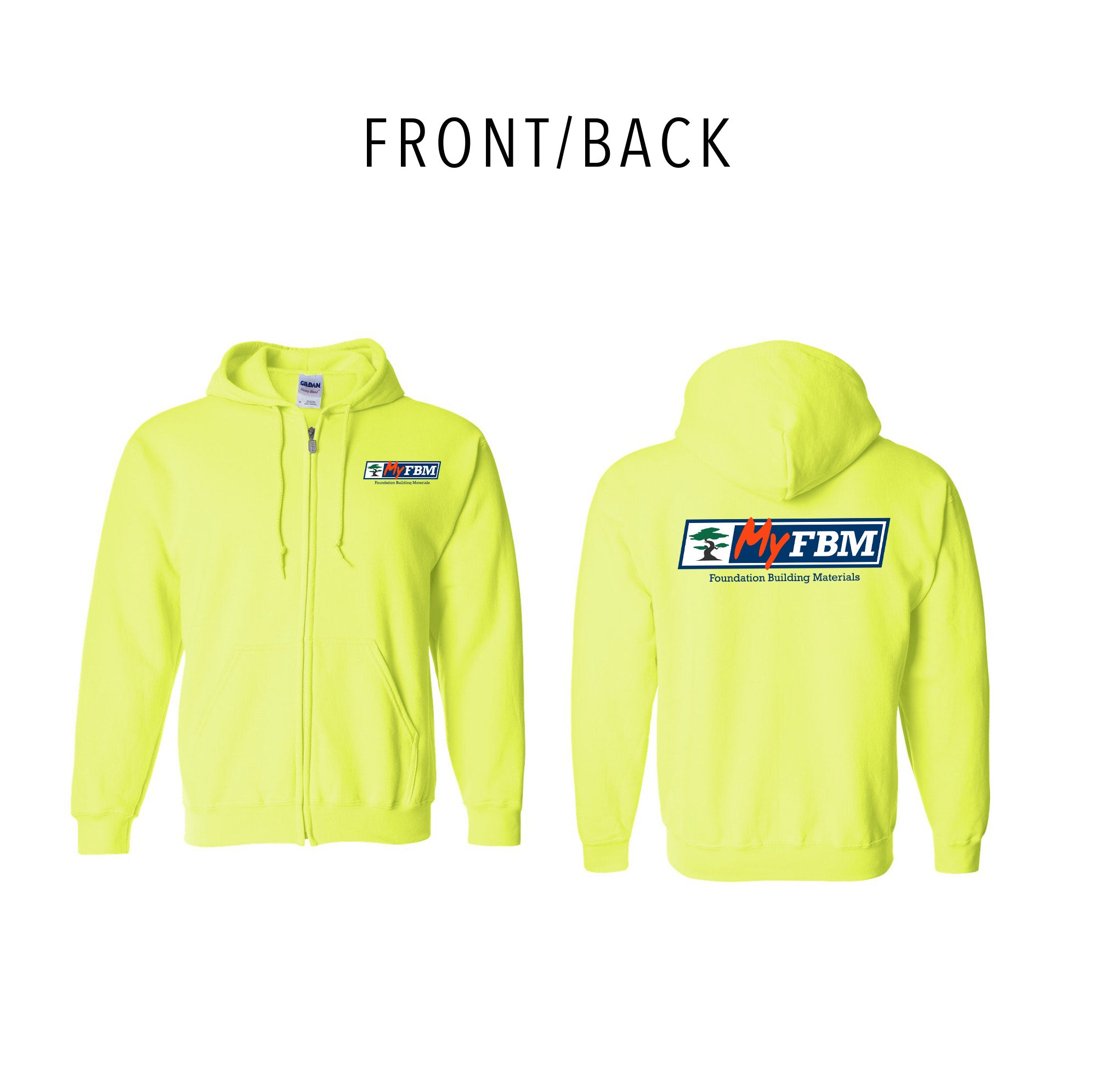 Gildan - Heavy Blend™ Full-Zip Hooded Sweatshirt - (print)