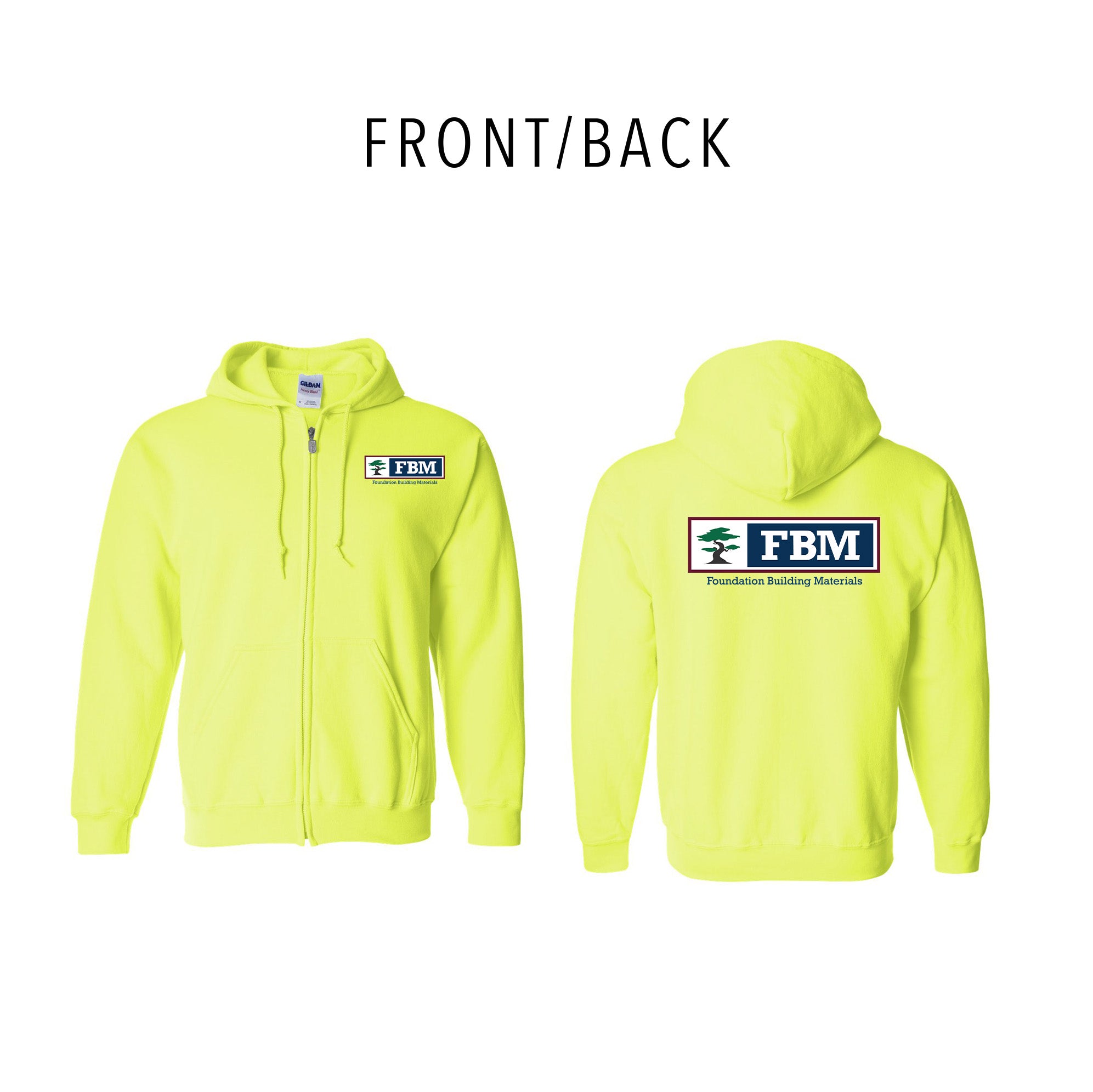 Gildan - Heavy Blend™ Full-Zip Hooded Sweatshirt - (print)