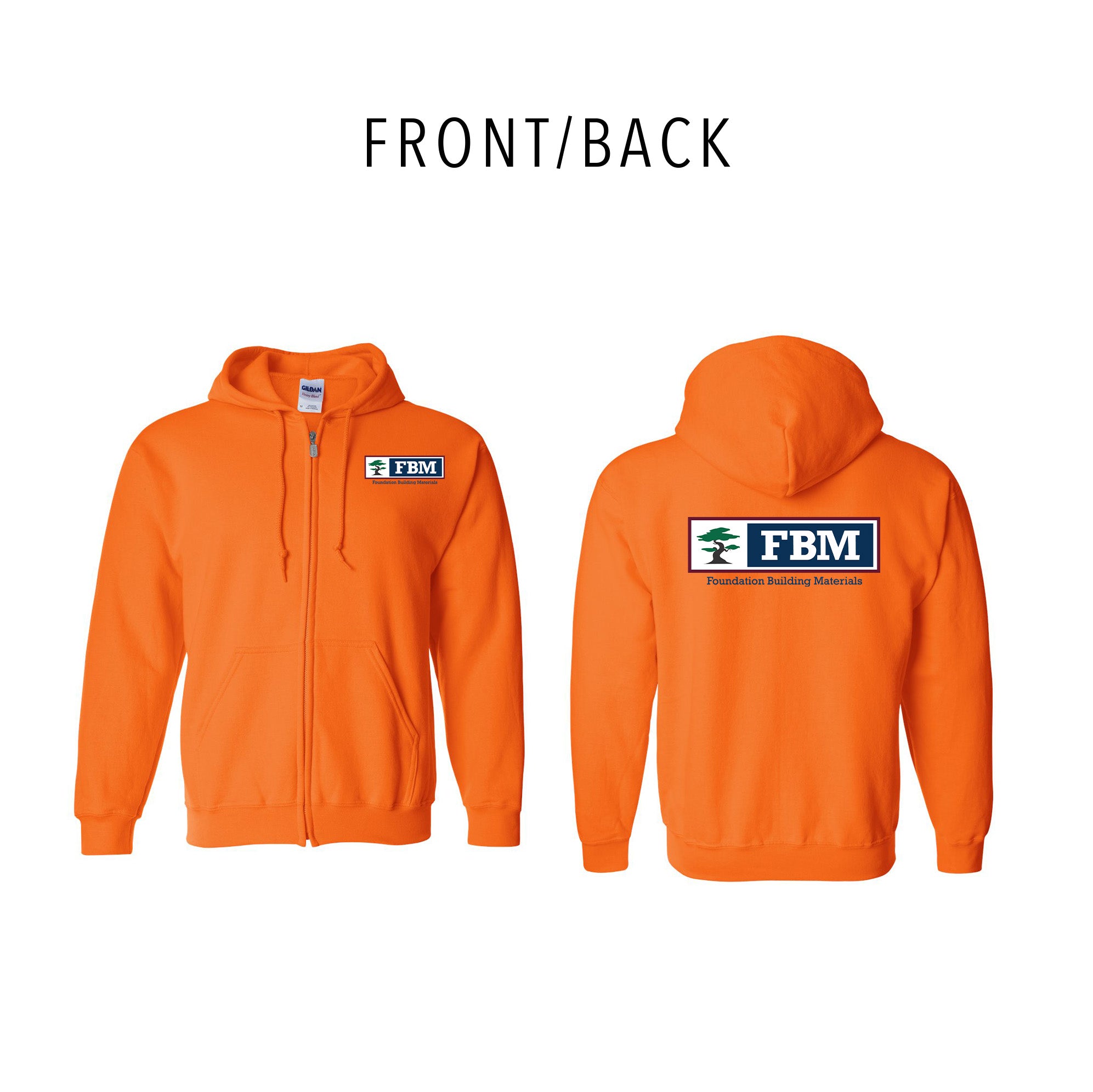 Gildan - Heavy Blend™ Full-Zip Hooded Sweatshirt - (print)