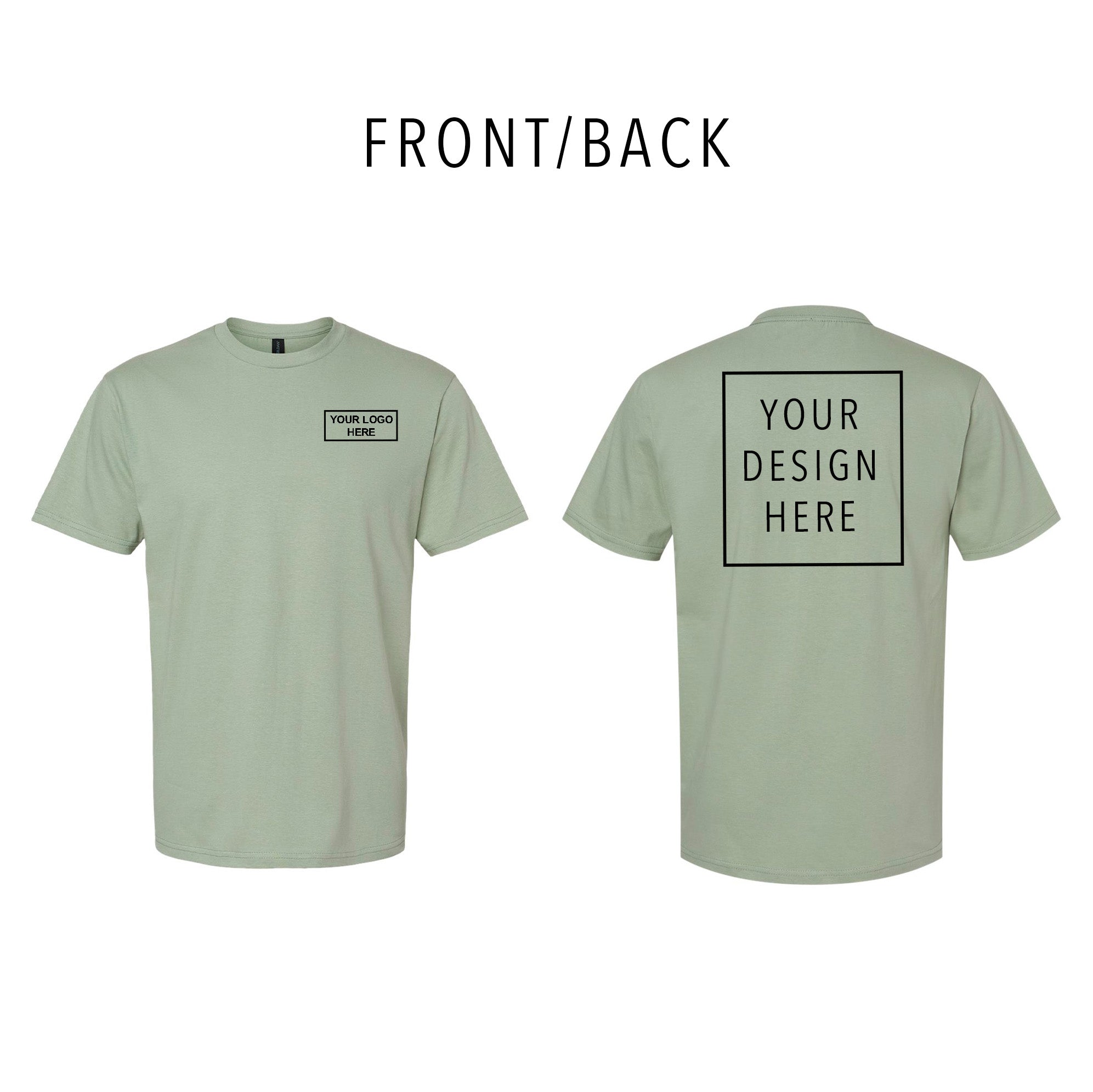 Gildan - Softstyle® Midweight T-Shirt - Front/Back