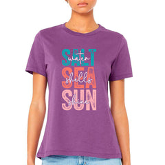 Saltwater, Seashell, Sunshine T-shirt