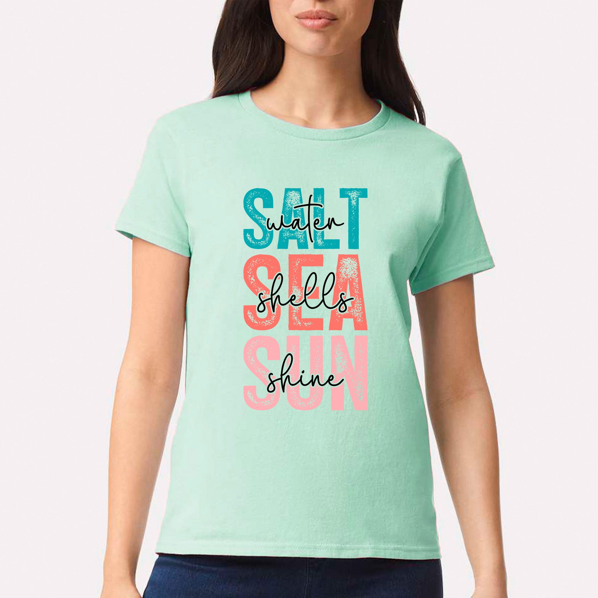 Saltwater, Seashell, Sunshine T-shirt