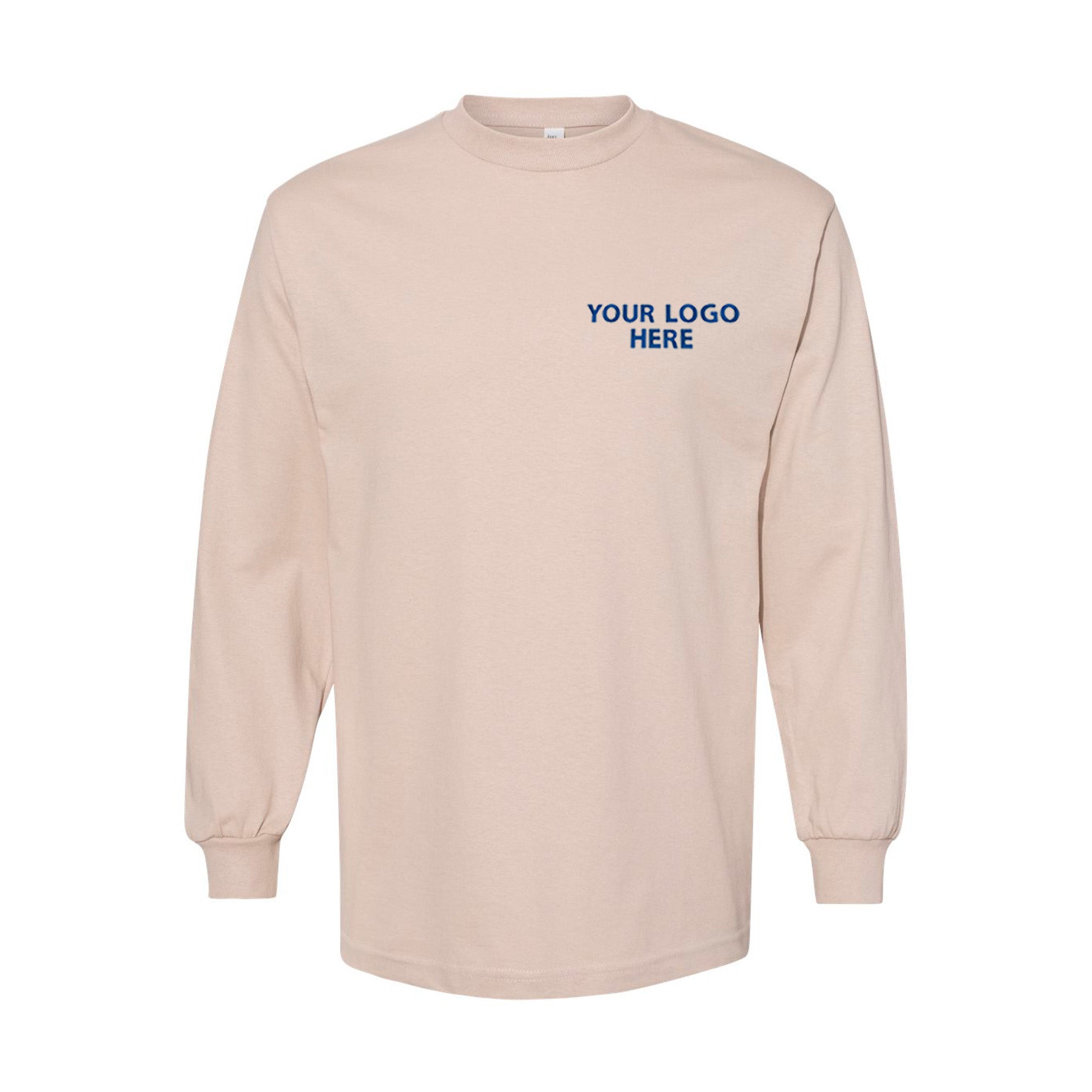 American Apparel - Heavyweight Cotton Long Sleeve Tee - Front