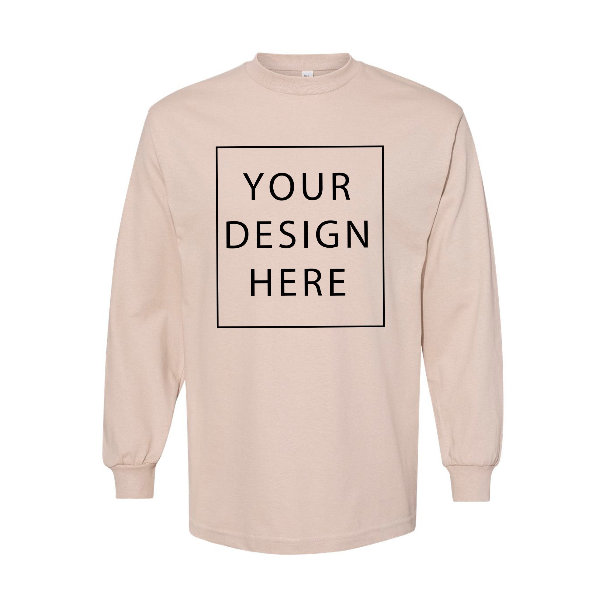 American Apparel - Heavyweight Cotton Long Sleeve Tee - Front
