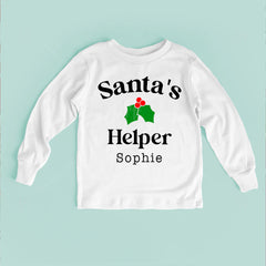 Santa's Helper Baby Bodysuit