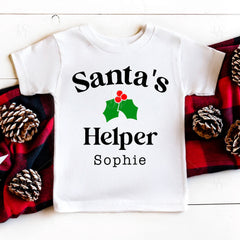 Santa's Helper Baby Bodysuit