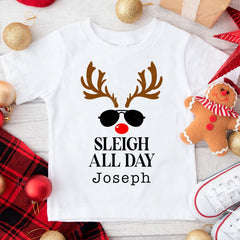 Sleigh All Day Baby Bodysuit