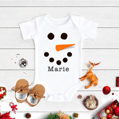 Snowman Baby Bodysuit