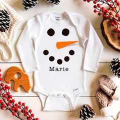 Snowman Baby Bodysuit