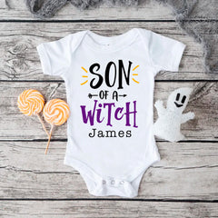 Son Of A Witch Baby Bodysuit