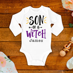 Son Of A Witch Baby Bodysuit