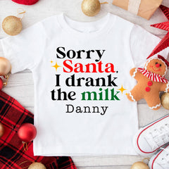 Sorry Santa, I Drank The Milk Baby Bodysuit