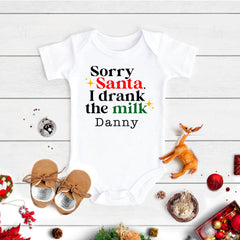 Sorry Santa, I Drank The Milk Baby Bodysuit