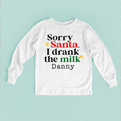 Sorry Santa, I Drank The Milk Baby Bodysuit