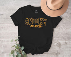 Embroidered Spooky Season T-shirt