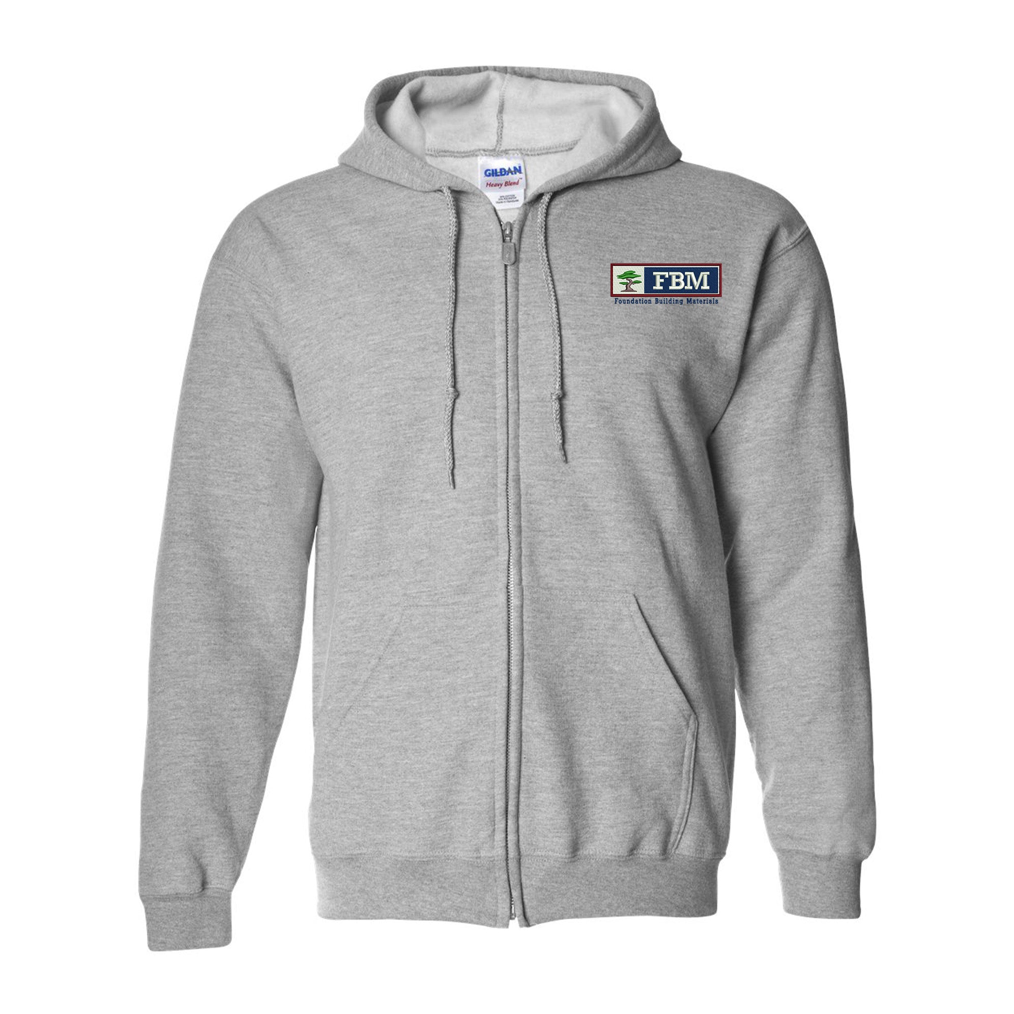 Gildan - Heavy Blend™ Full-Zip Hooded Sweatshirt - (embroidery)