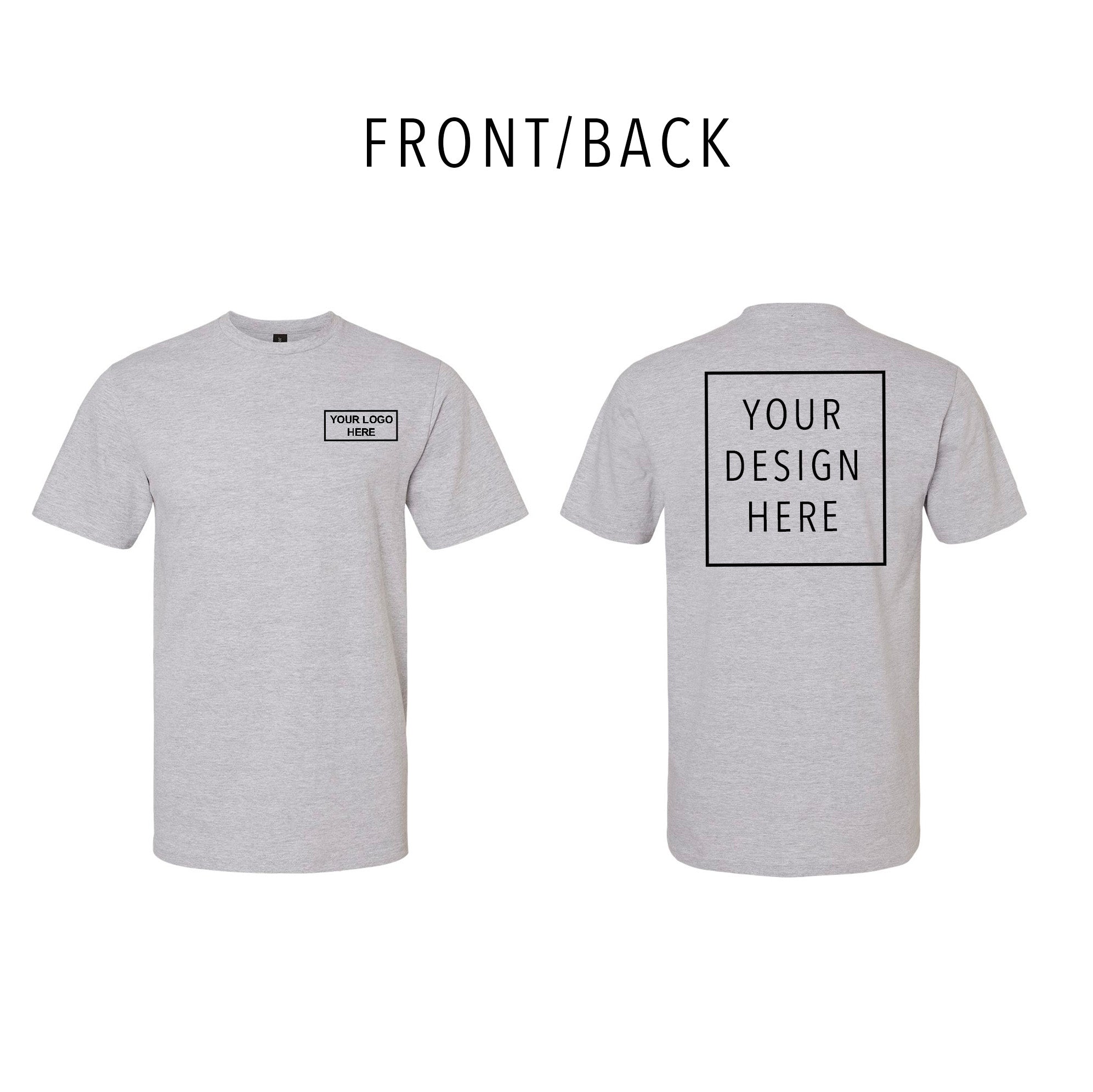 Gildan - Softstyle® Midweight T-Shirt - Front/Back
