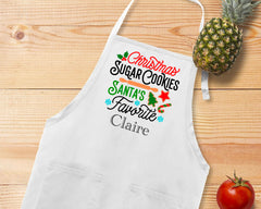 Christmas Sugar Cookies Santa's Favorite Apron