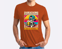 Surviving Fatherhood, One Beer At A Time T-shirt