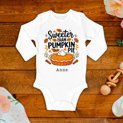 Sweeter Than Pumpkin Pie Baby Bodysuit