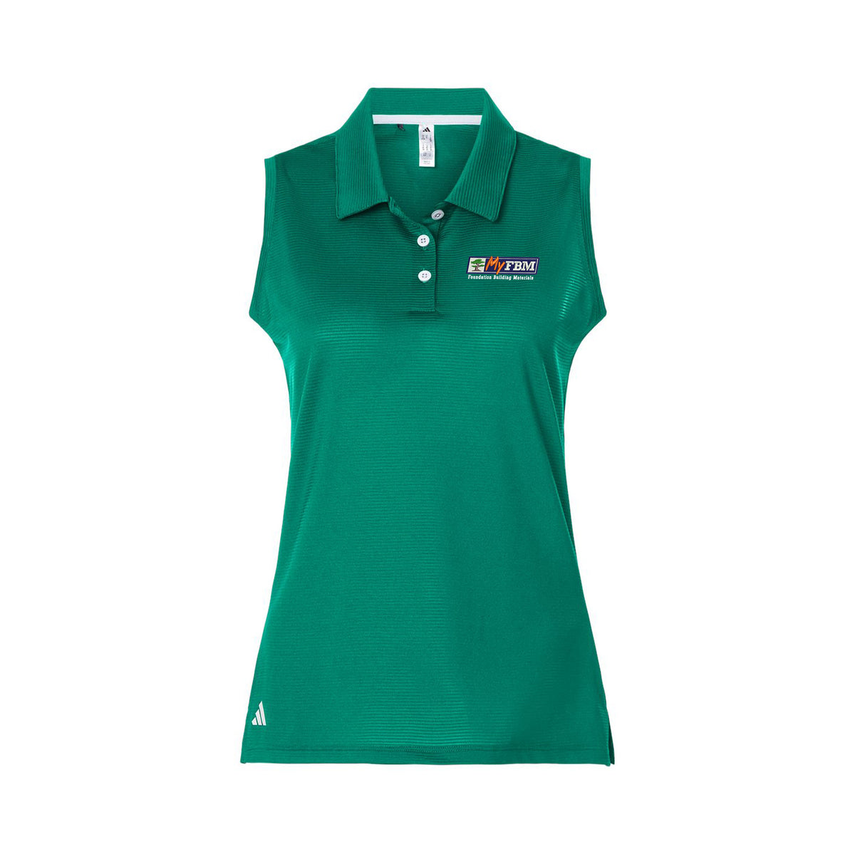 My FBM - Adidas Women's Ottoman Sleeveless Polo - A1005