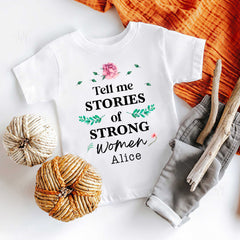 Tell Me Stories Of Strong Women Baby Bodysuit