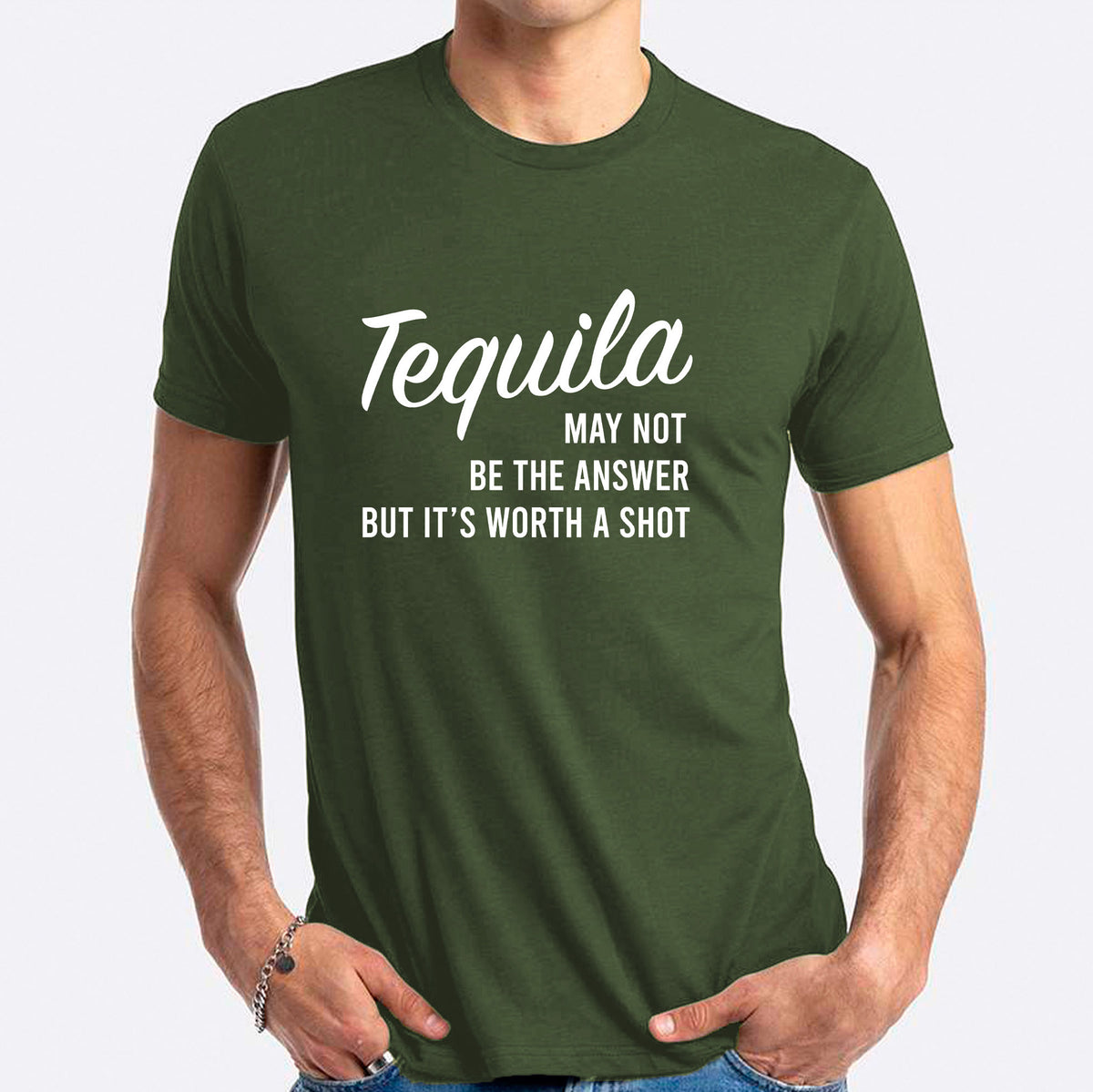 Tequila May Not Be The Answer But It's Worth A Shot T-shirt