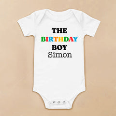 The Birthday Boy Baby Bodysuit