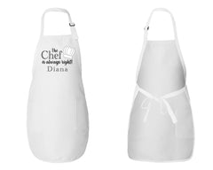 The Chef Is Always Right Apron