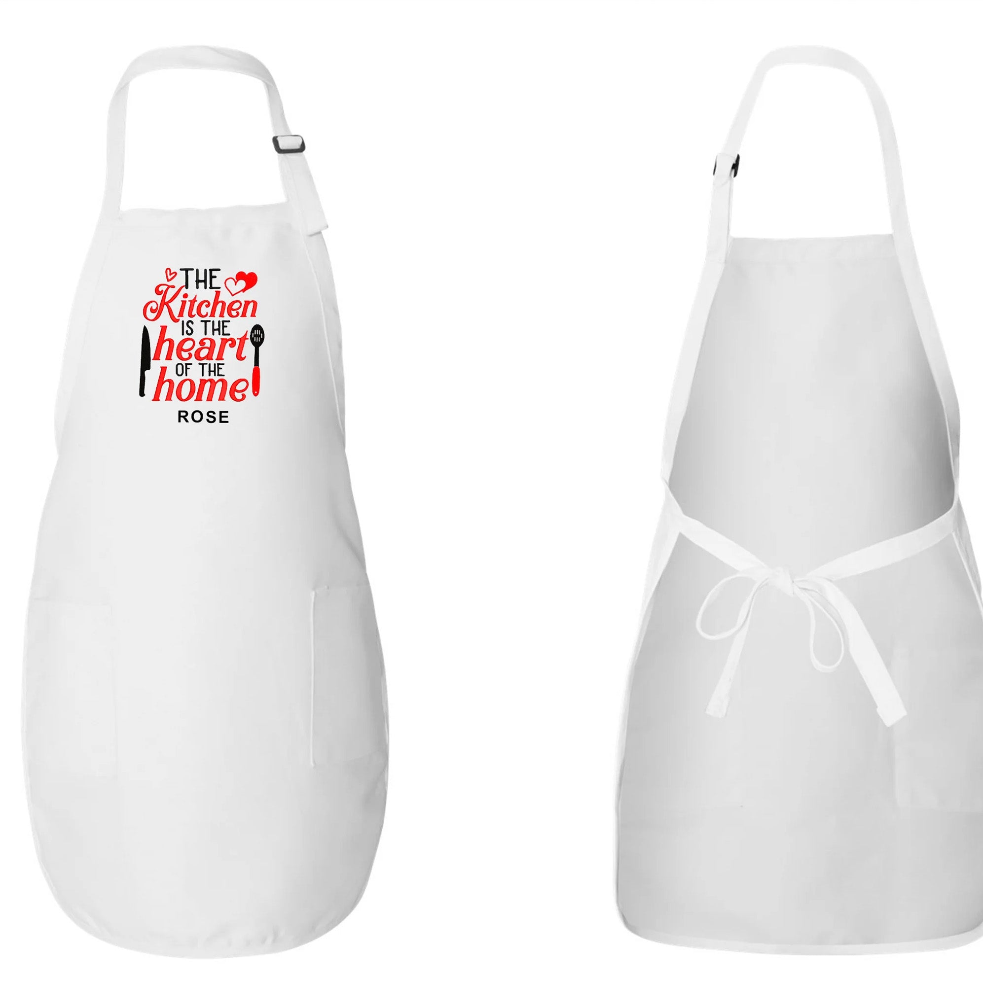 Embroidered The Kitchen Is The Heart Of The Home Apron
