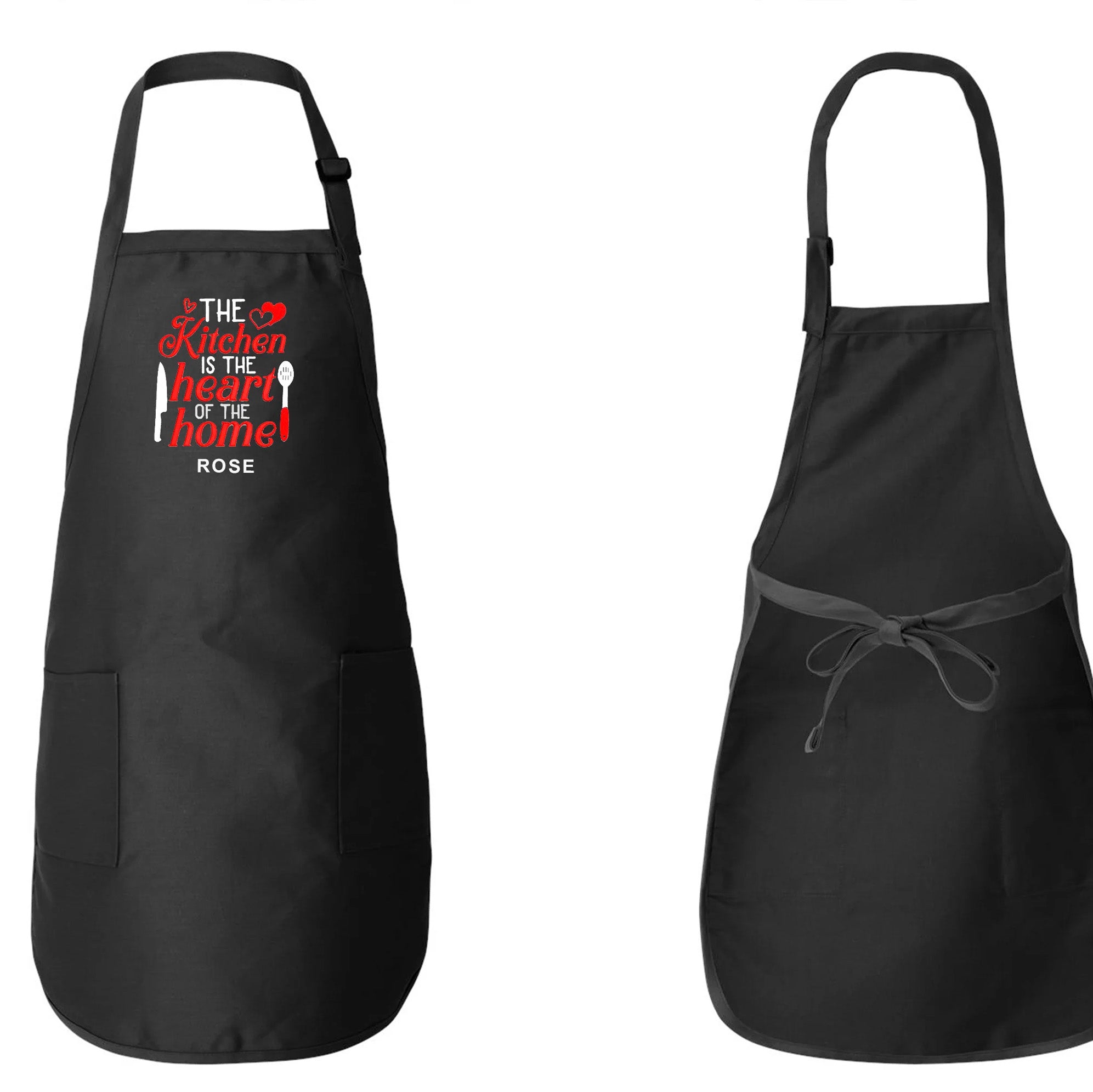Embroidered The Kitchen Is The Heart Of The Home Apron