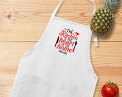 Embroidered The Kitchen Is The Heart Of The Home Apron