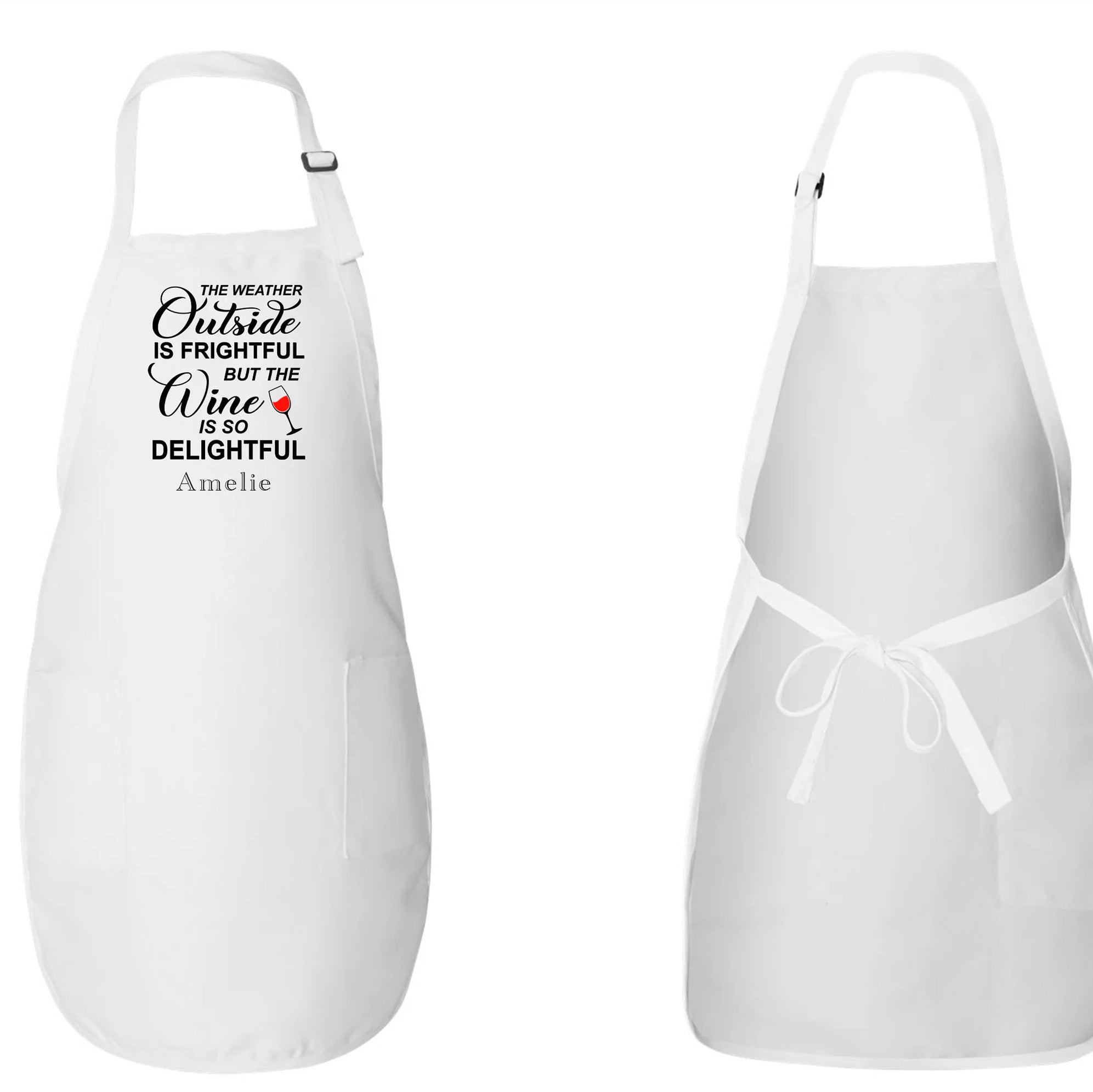 The Weather Outside Is Frightful Apron