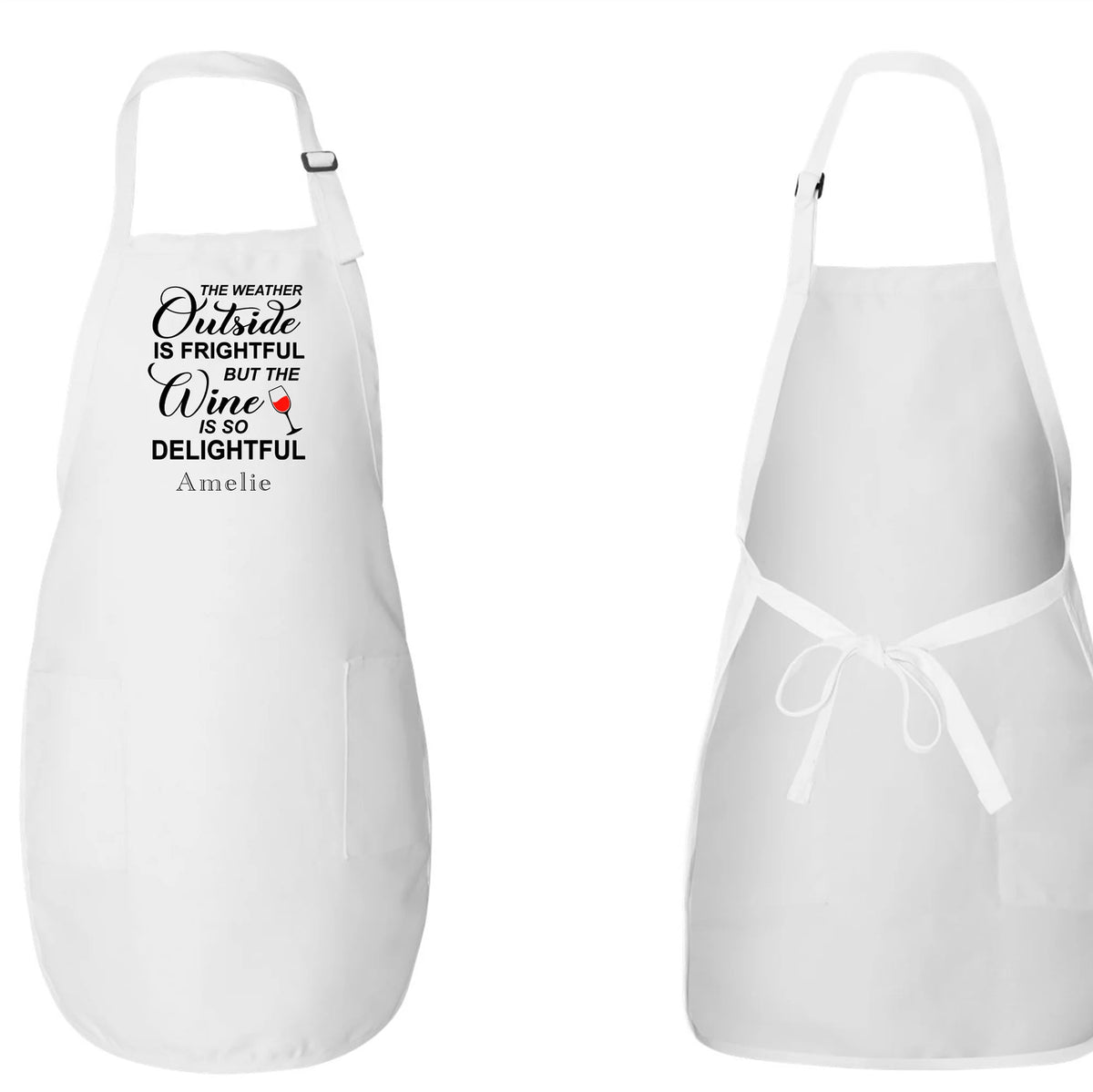 The Weather Outside Is Frightful Apron