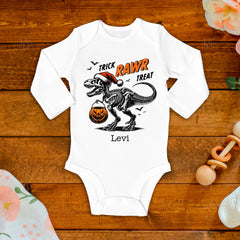 Trick Rawr Treat Baby Bodysuit