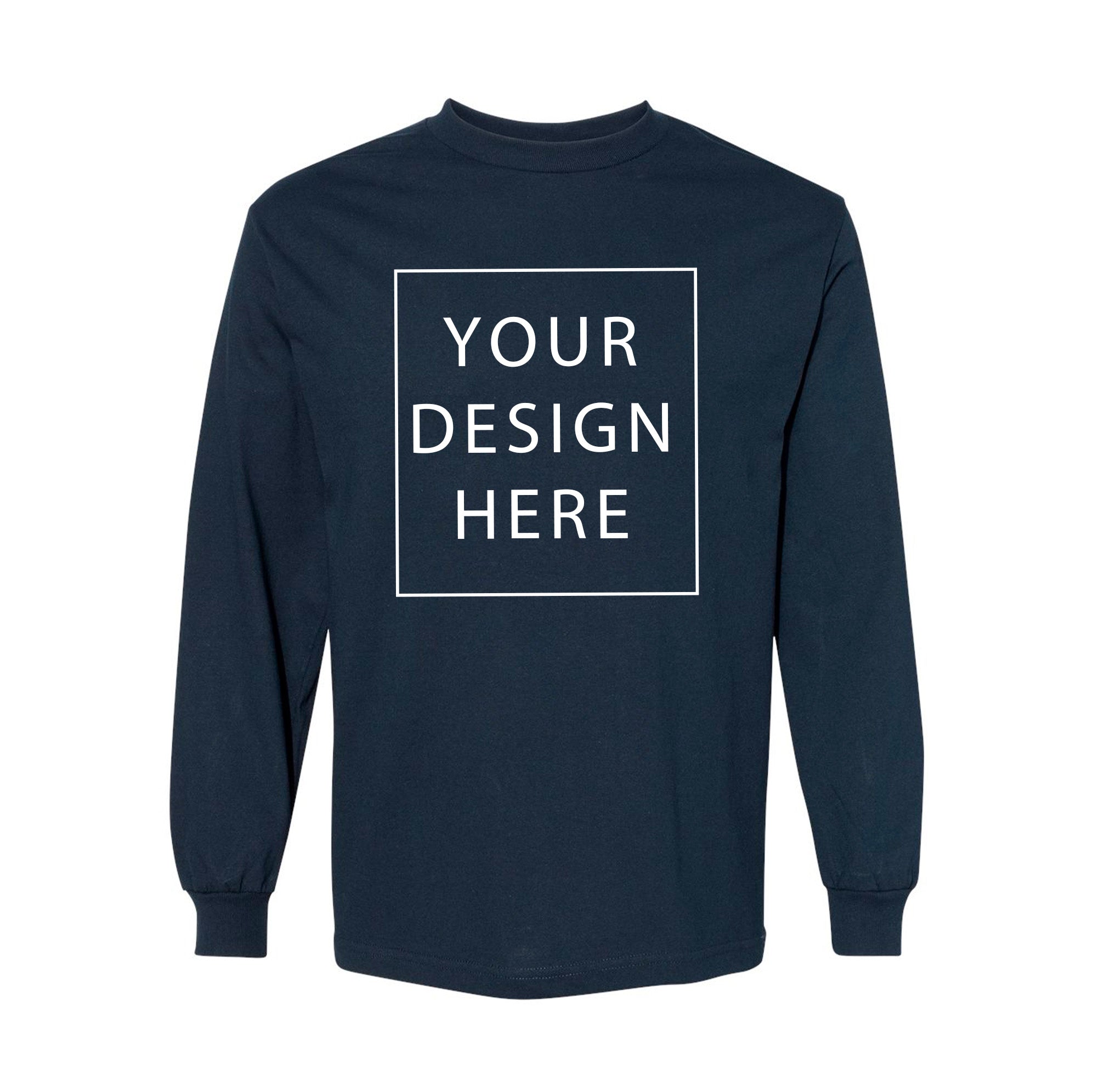 American Apparel - Heavyweight Cotton Long Sleeve Tee - Front
