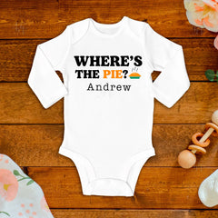 Where's The Pie? Baby Bodysuit