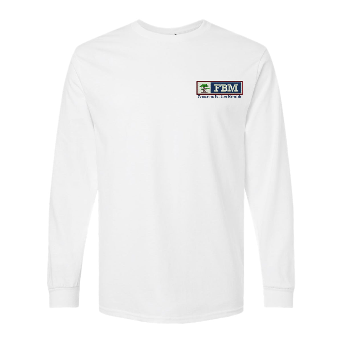 Gildan - Ultra Cotton® Long Sleeve T-Shirt - (embroidery)