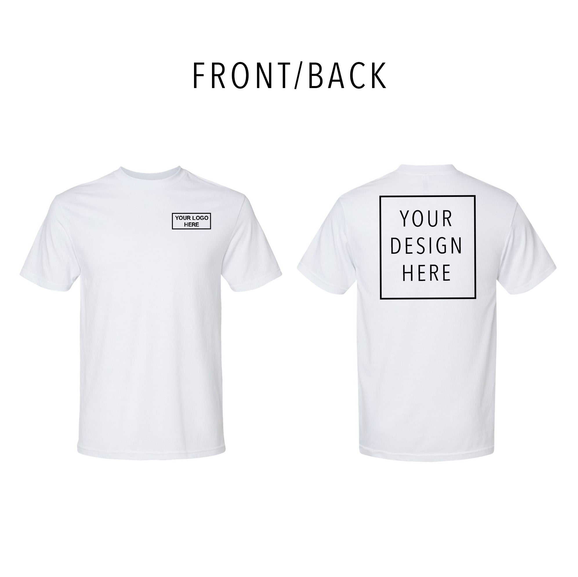American Apparel - CVC Tee - Front/Back