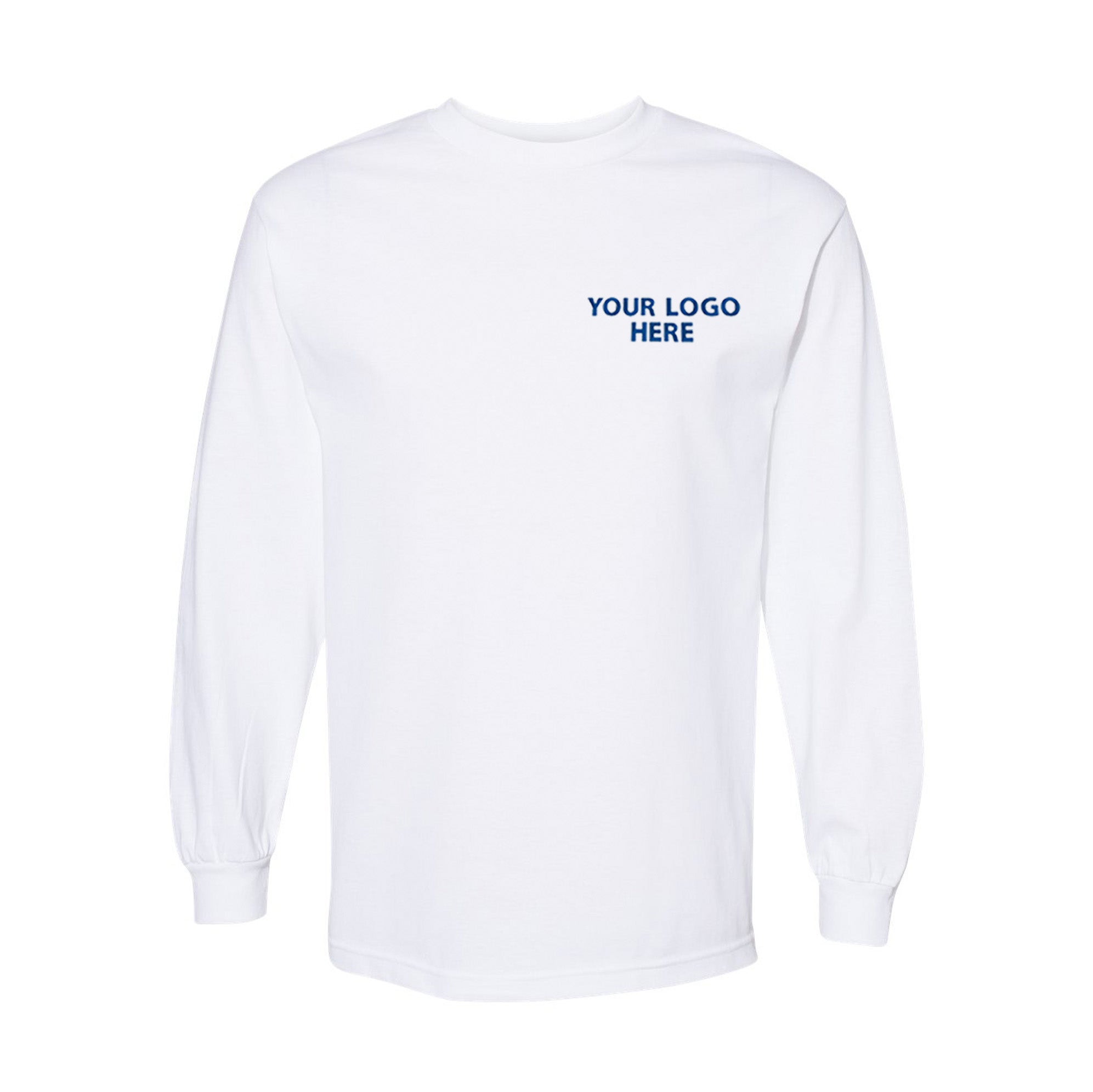 American Apparel - Heavyweight Cotton Long Sleeve Tee - Front