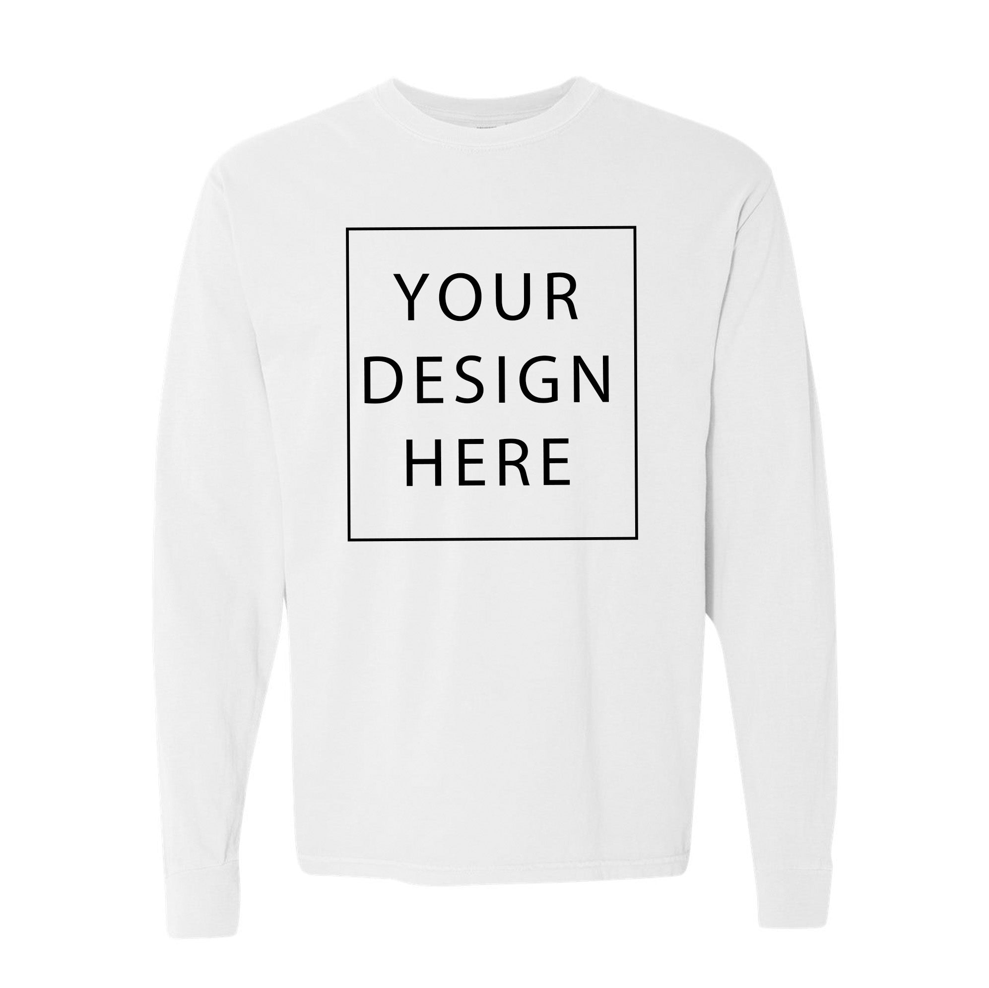 Comfort Colors - Garment-Dyed Heavyweight Long Sleeve T-Shirt - Front