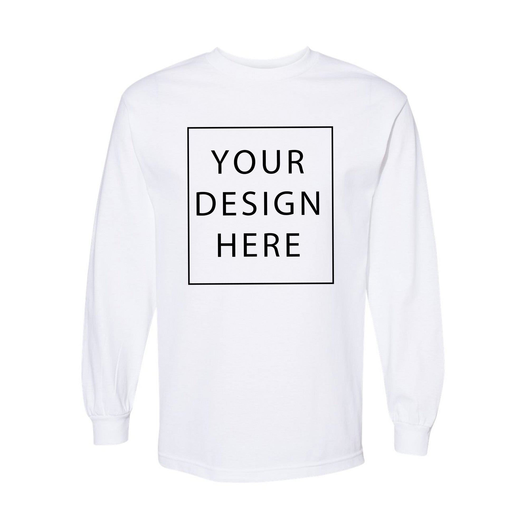 American Apparel - Heavyweight Cotton Long Sleeve Tee - Front