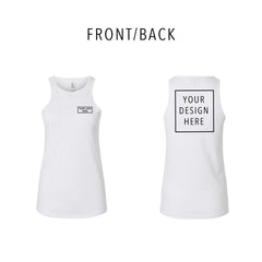 American Apparel - Women's CVC Tank - Front/Back