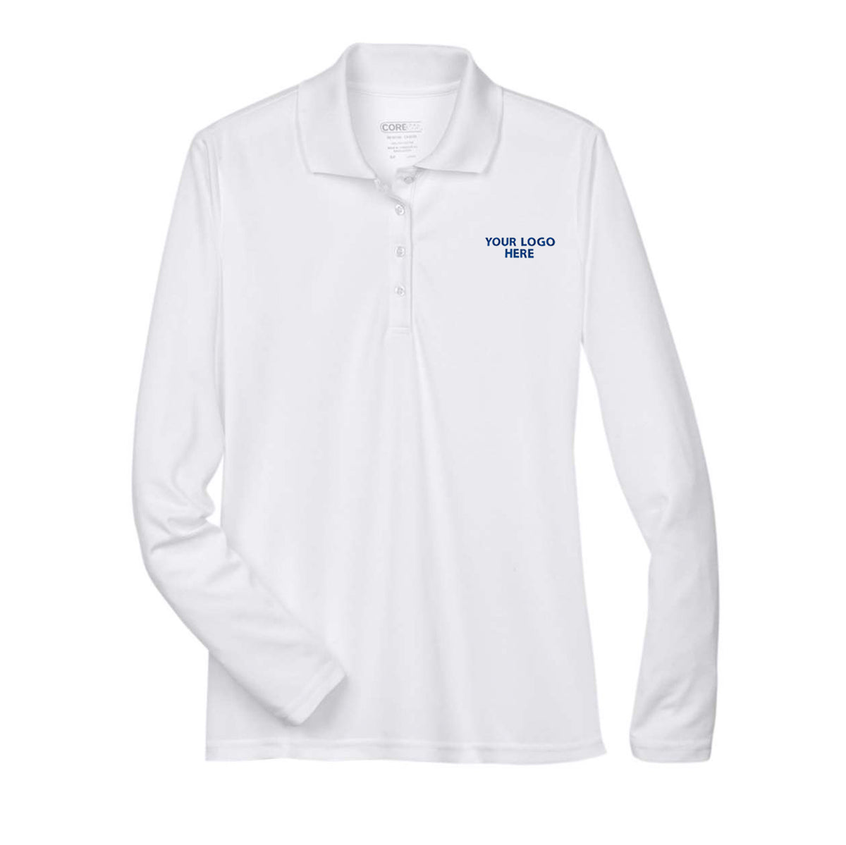 CORE365 Women's Pinnacle Performance Long Sleeve Piqué Polo - 78192