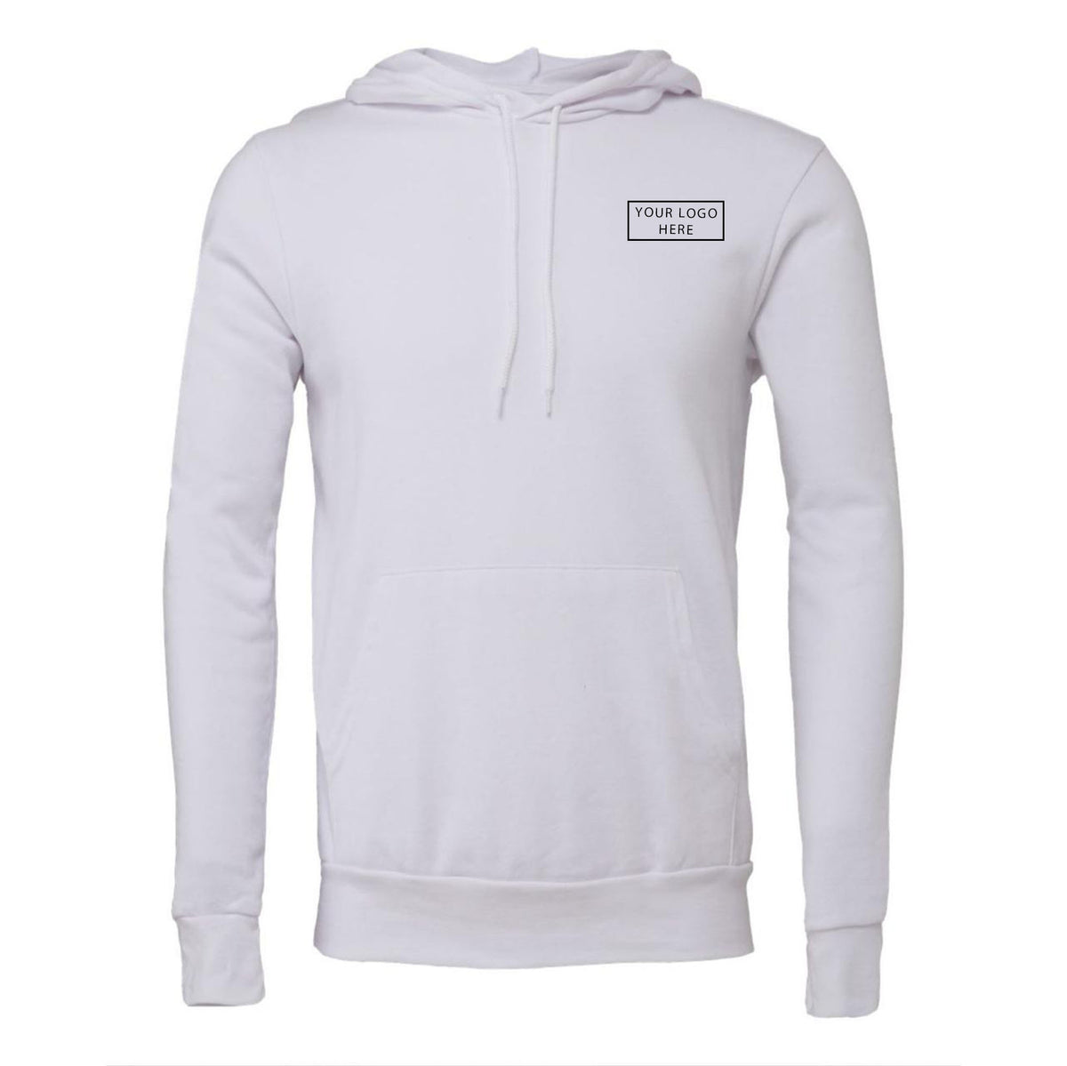 BELLA + CANVAS - Sponge Fleece Hoodie Sweatshirt Front - 3719